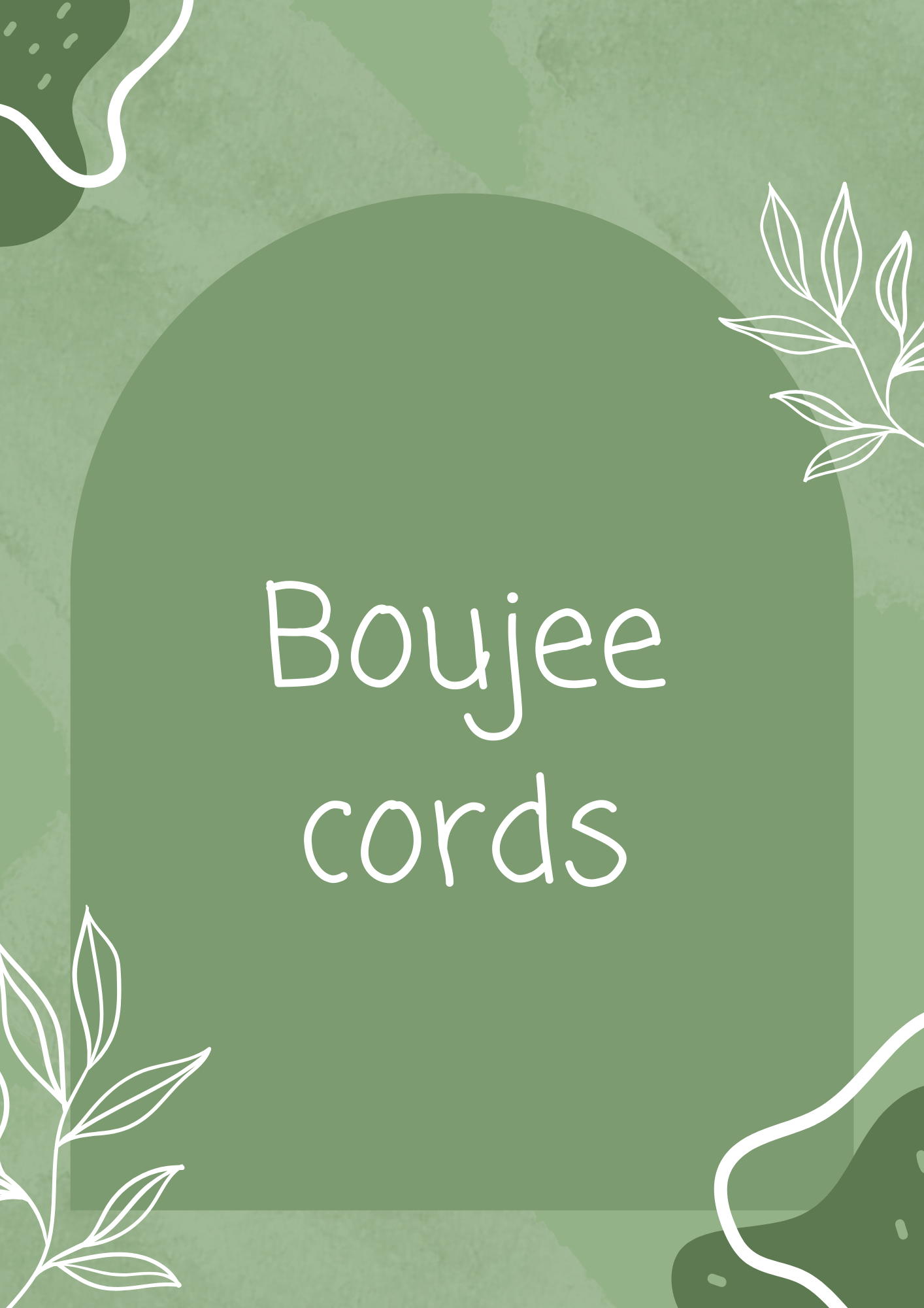 boujee cords