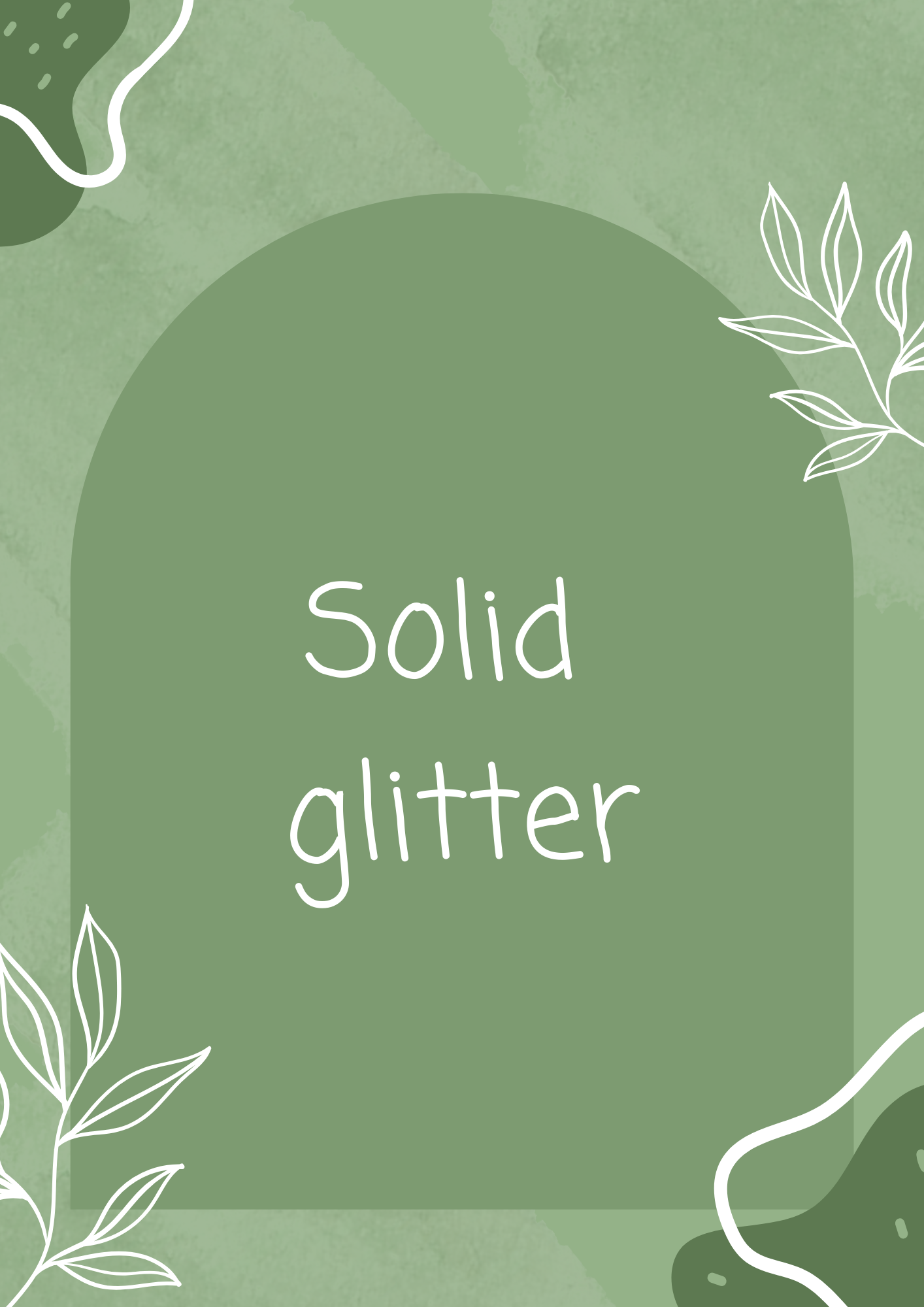 Solid Glitter