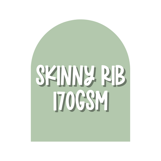 Custom skinny (yummy) rib