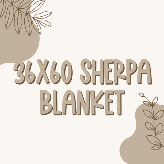 36x60 Sherpa blanket(Automatic wholesale at 4+ blankets )