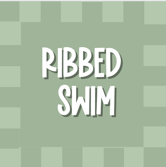 Custom ribbed swim