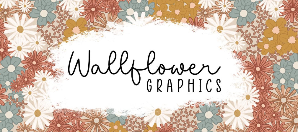 Custom wall flower graphics uploads