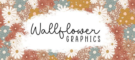 Custom wall flower graphics uploads