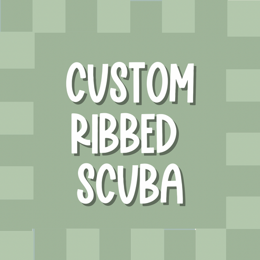 Custom ribbed scuba